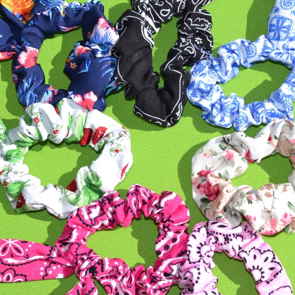 Other - NEW HANDMADE BOW SCRUNCHIES!!